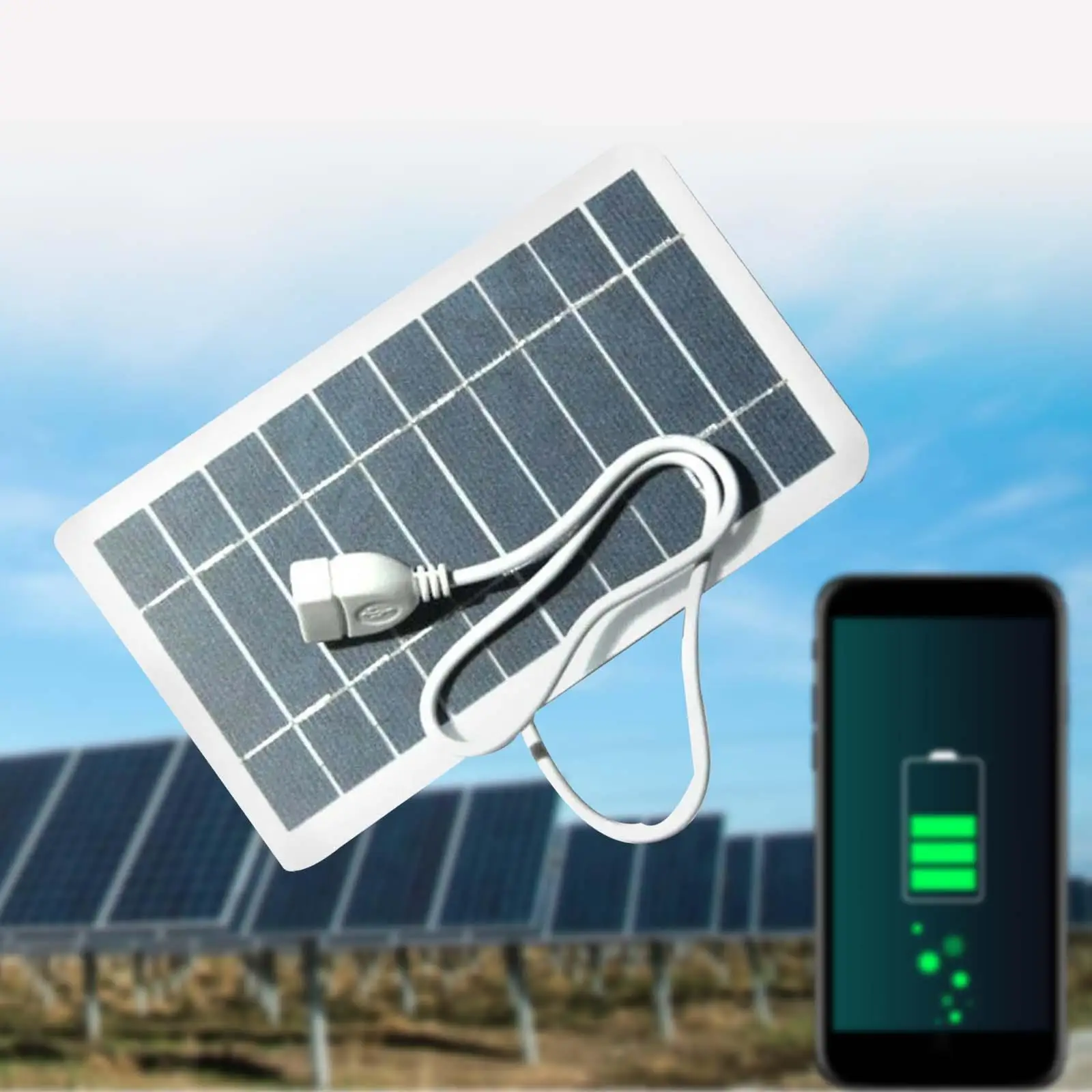1Pc Solar Panel Mini Solar System DIY Outdoor Battery Cell Phone Chargers Portable Solar Cell