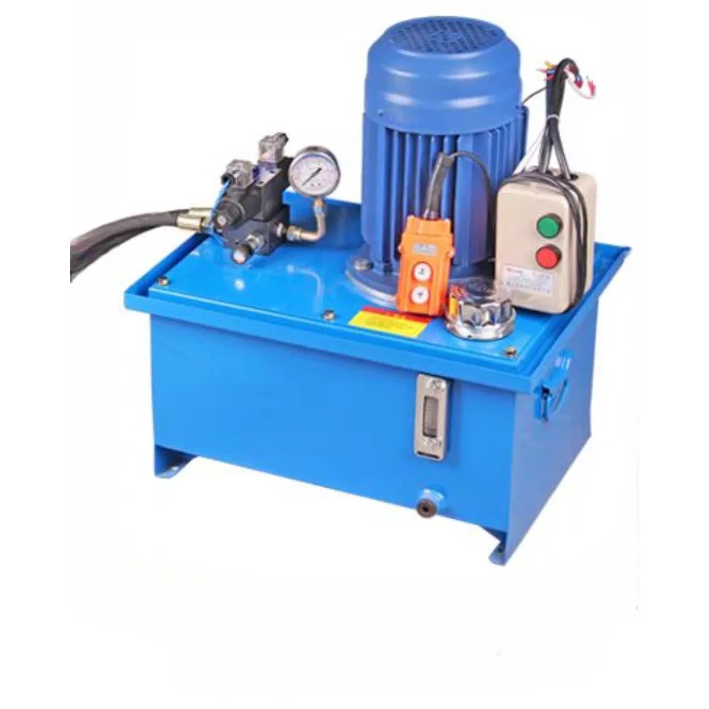 

Complete set of electric hydraulic pump station household 220v 12 tons electromagnetic