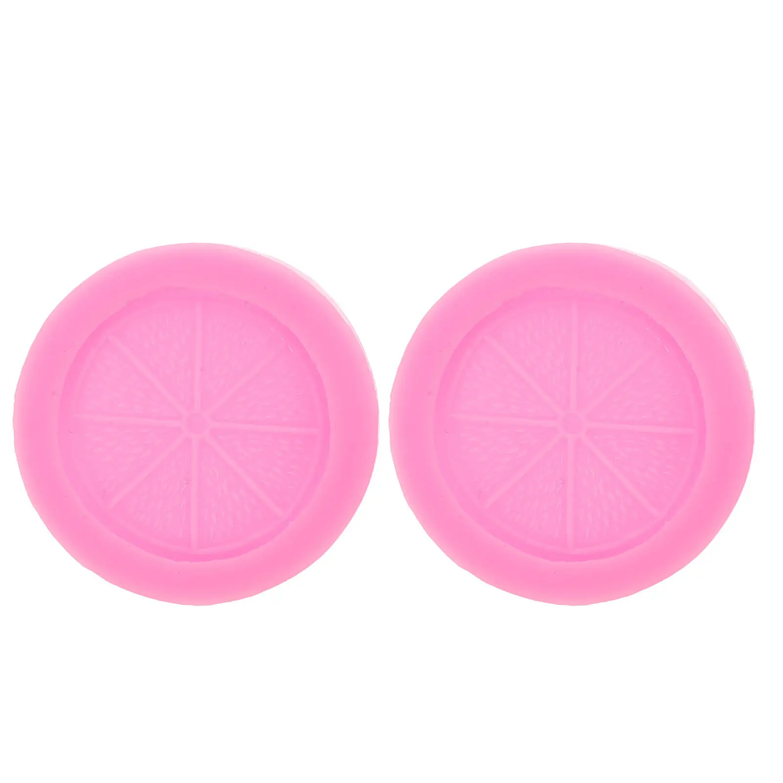 2Pcs Lemon Silicone Mold Realistic Fruit Shape Fondant Chocolate Candy Mold Cake Decoration Polymer Clay Epoxy Resin Baking