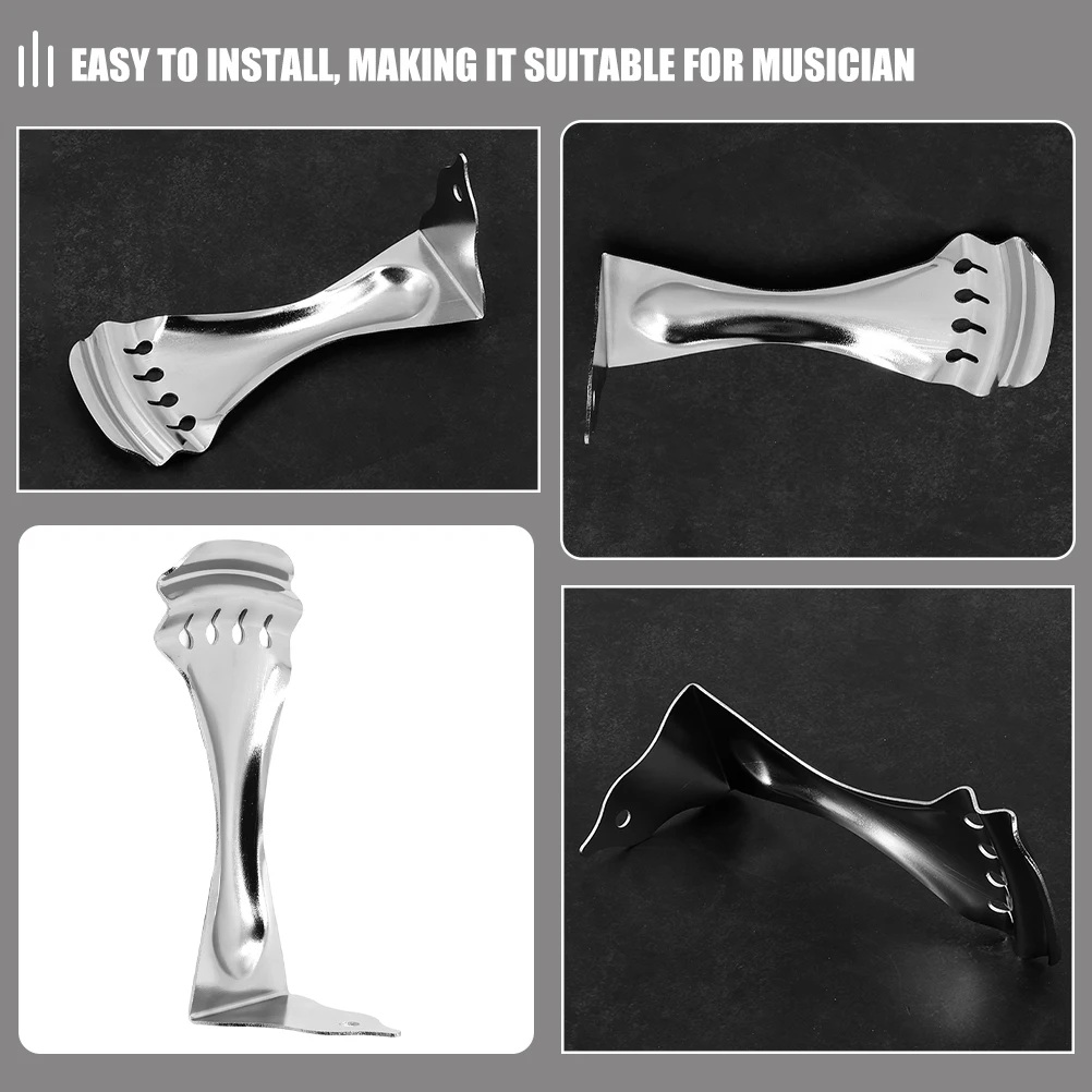 

Four-stringed Piano Plate Electric Guitar Parts Tailpiece Short Bridge Resonator and Accessories Pull Replacement