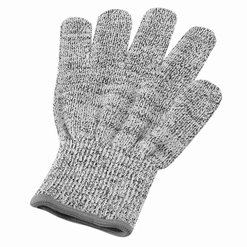 TCES-4 Pairs Cut Resistant Gloves Food Grade Level 5 Hand Protection,Kitchen Cut Gloves For Oyster Shucking(Medium)