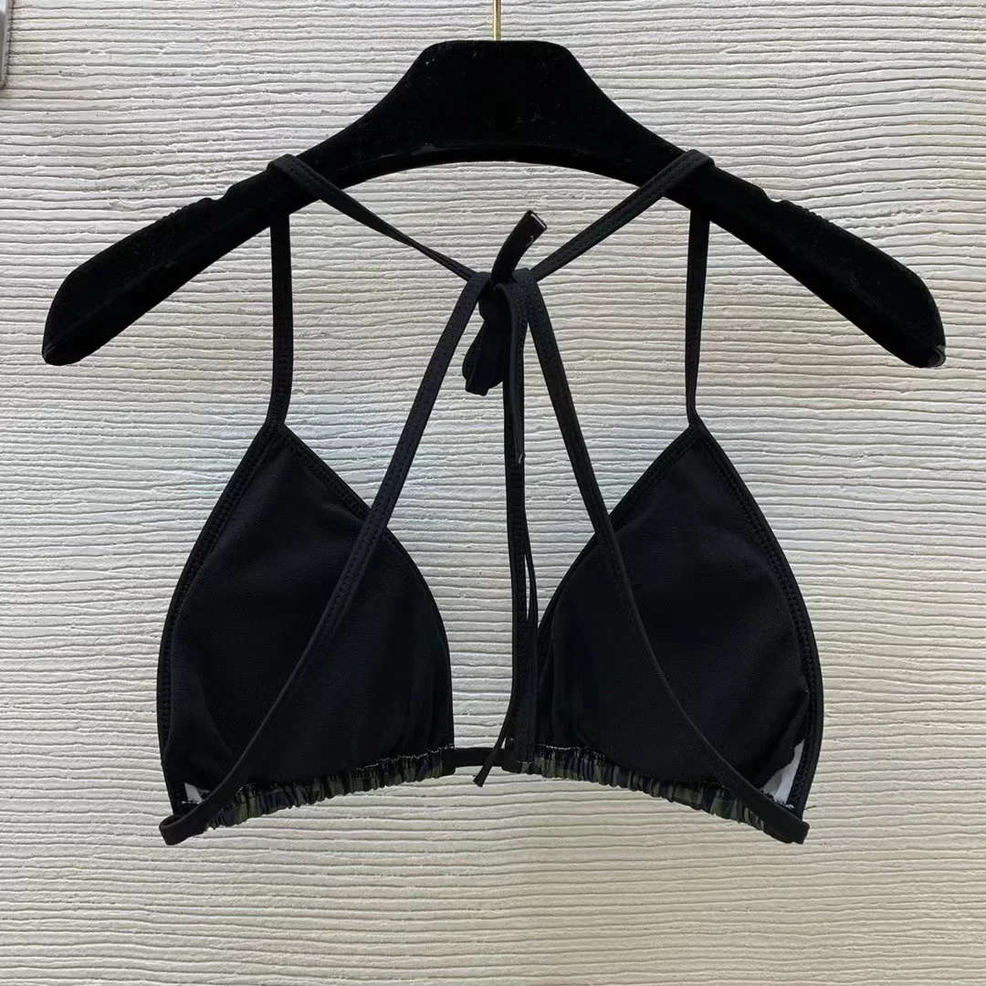 2025年ファッションデザイン 2025年夏水着 ビキニプリント水着 ツーピースセット レディース セクシー水着 タンキニ レディースビーチウェア