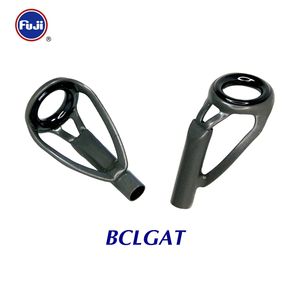 Original Fuji Tip Top Guide 2pcs LG Stainless Steel Frame Alconite Ring for Both Light Spinning and Casting Fishing Rods