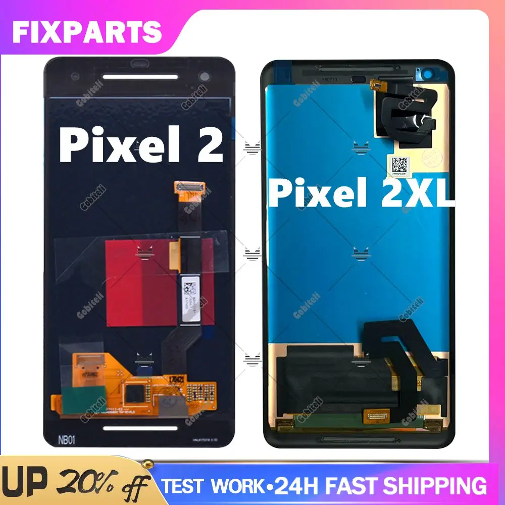 

Tested LCD Screen For HTC Google Pixel 2 Pixel 2 XL LCD Display Touch Screen Digitizer Assembly Pixel 2XL Screen Replacement