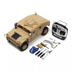 HG P408 controle remoto cartão militar, hummer americano, escalada off-road, brinquedo modelo de veículo, emulação 4x4, presentes para meninos, 1:10