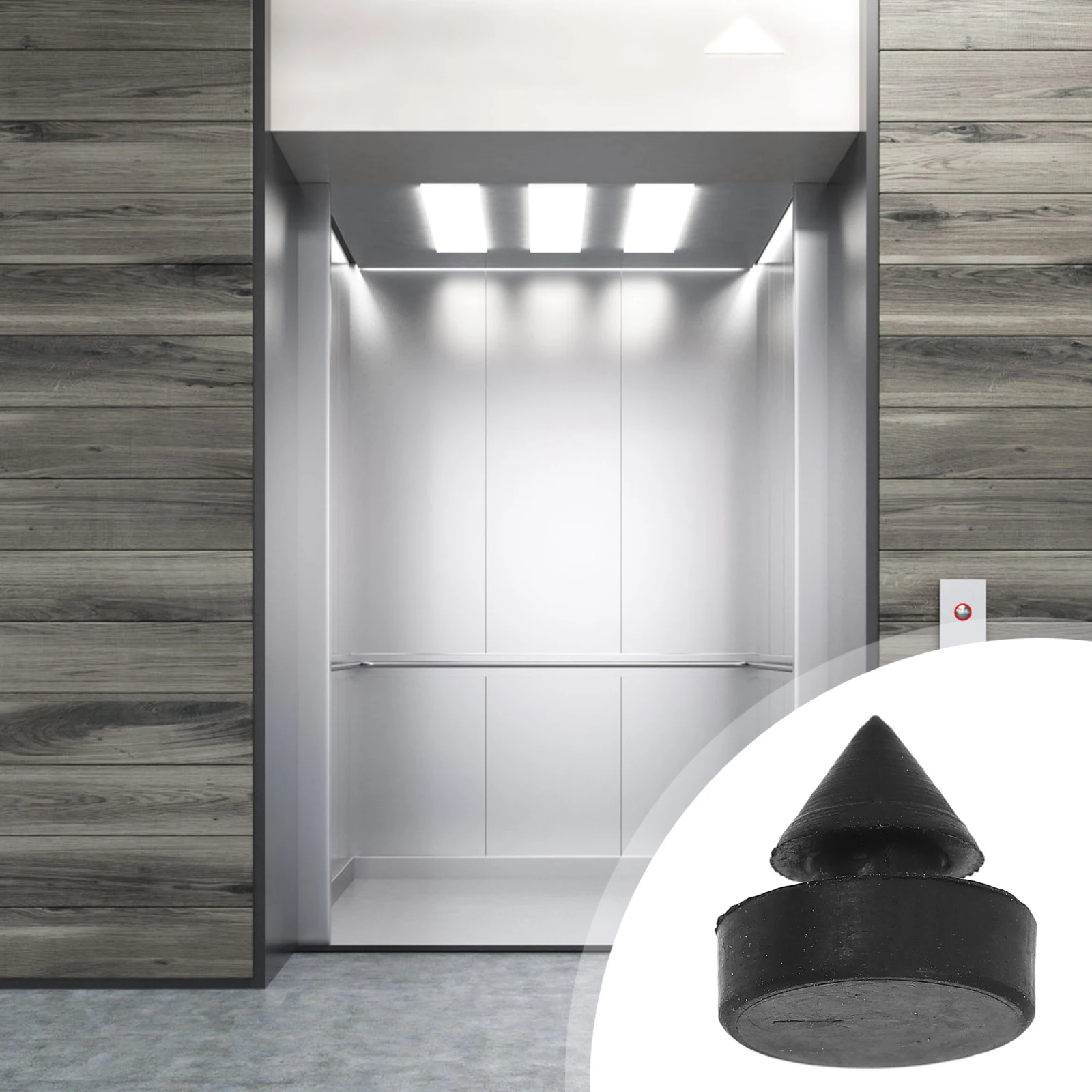 

20pcs Rubber Bumpers Anti Collision Nail Door Stopper Sound Dampening Pads Cabinet Wall Protector Door Knobs Shock Absorption