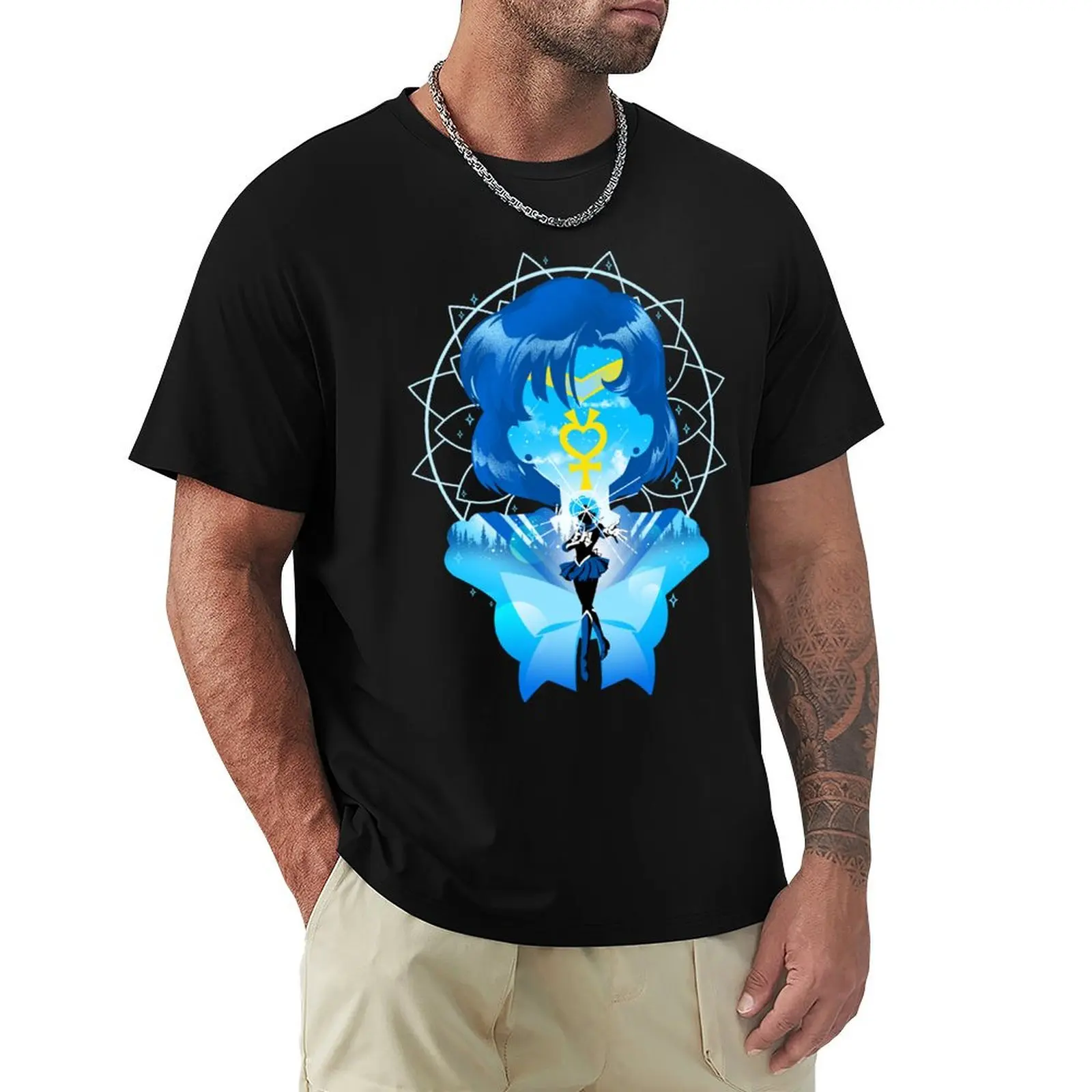 

In the name of Mercury T-Shirt luxury designer aesthetic clothes anime shirt blanks mens funny t shirts