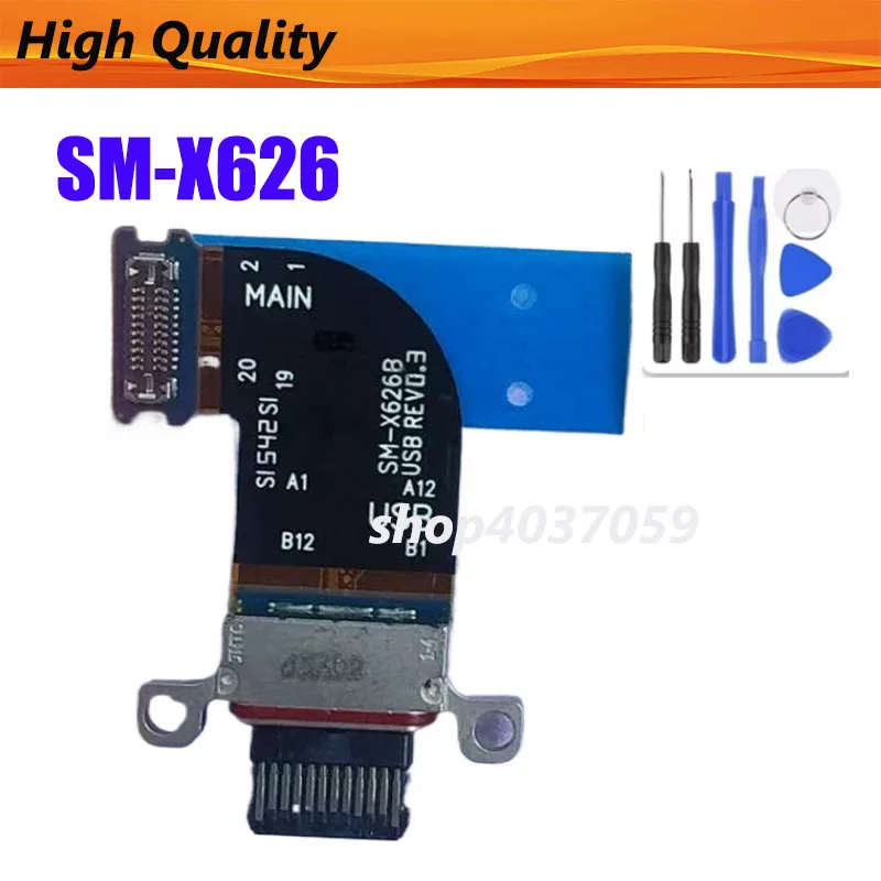 SM-X626 Charging Port Flex Cable For Samsung Galaxy Tab S10 FE Plus, SM-X626 SM-X626B X626
