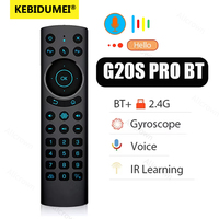G20S G10S PRO 2.4G Bluetooth 5.0 Smart Voice Remote Control Gyro Backlit Wireless Fly Air Mouse IR Learning For Android TV Box