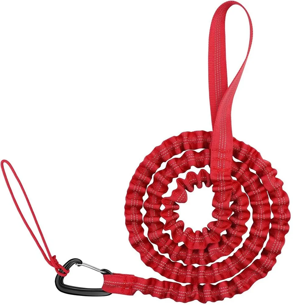Parent-Child Bike Tether Reflective Cycling Tow Strap Bike Elastic Tow Rope Trailer Connecting Rope for Parents Children Sports