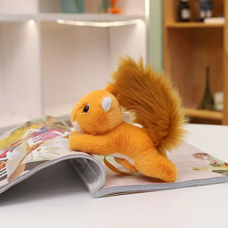 Squirrel Toys For Kids Plush Toys Soft Squirrel Plush Shoulder Standing Cute Plushie Squirrel Toy Plush Doll For Christmas