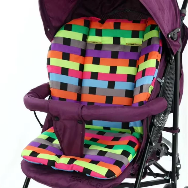 Baby Stroller Cotton Seat Cushion Four Seasons Universal Cartoon Children Stroller Cushion Baby Dining Chair Universal Seat Mat