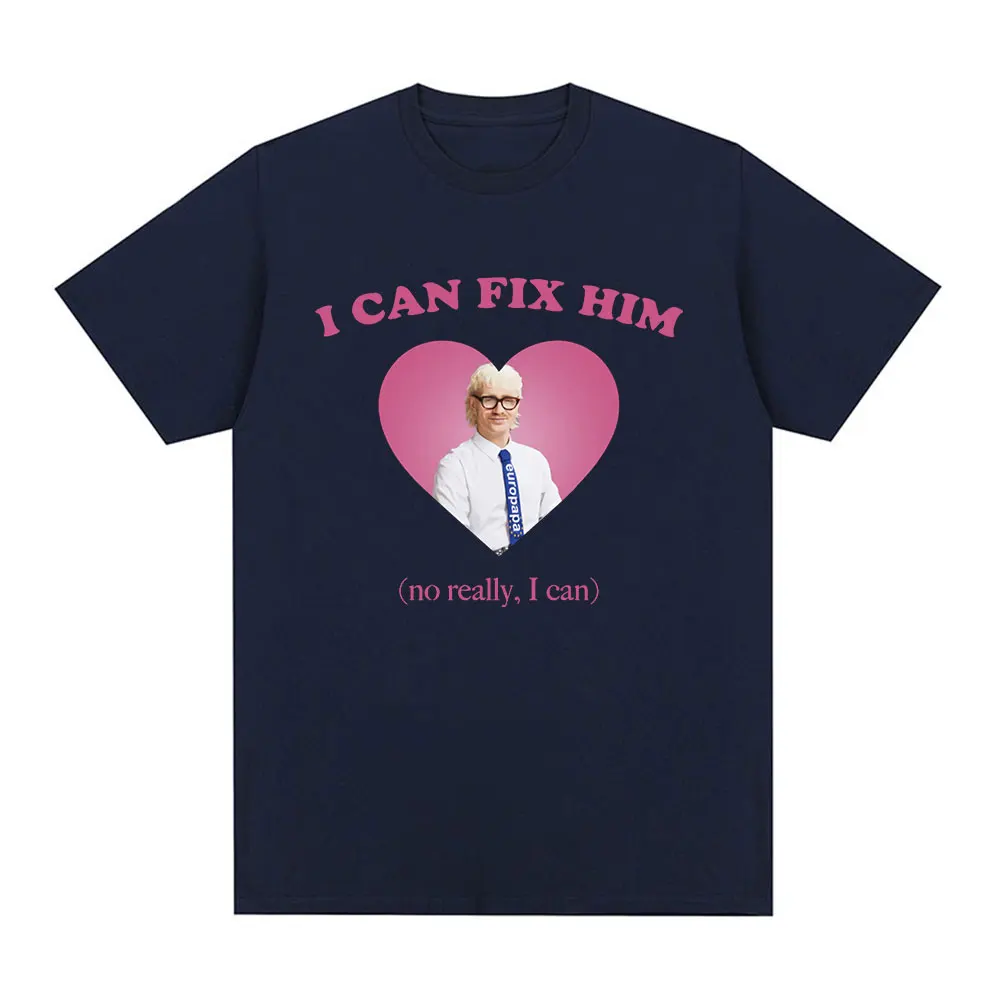 I Can Fix Him Joost Klein Funny T Shirt Men Women Clothing Harajuku Vintage T-shirt 100% Cotton Oversized T Shirts Streetwear