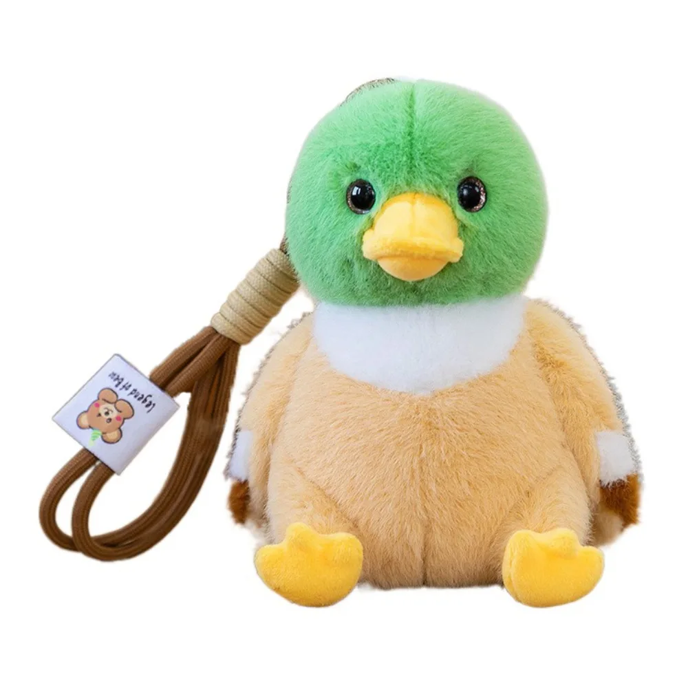 

Cute Animal Bird Plush Keychain Realistic Simulation Bird Doll Pendant Colorful Sparrow Furry Birds Keyrings Birthday Gift