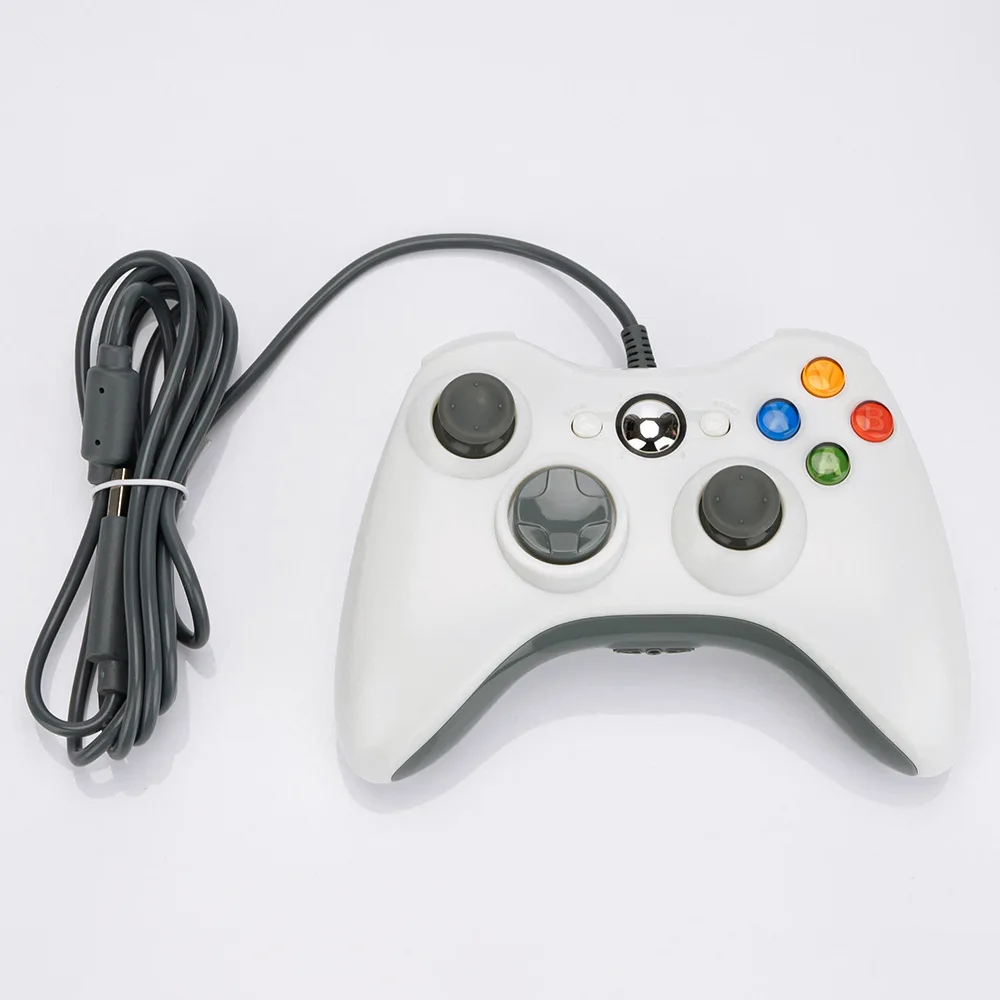 Wireless/Wired Controller für Xbox 360 Game Controller mit Dual-Vibration-Turbo, kompatibel mit Xbox Slim und PC-Fenster