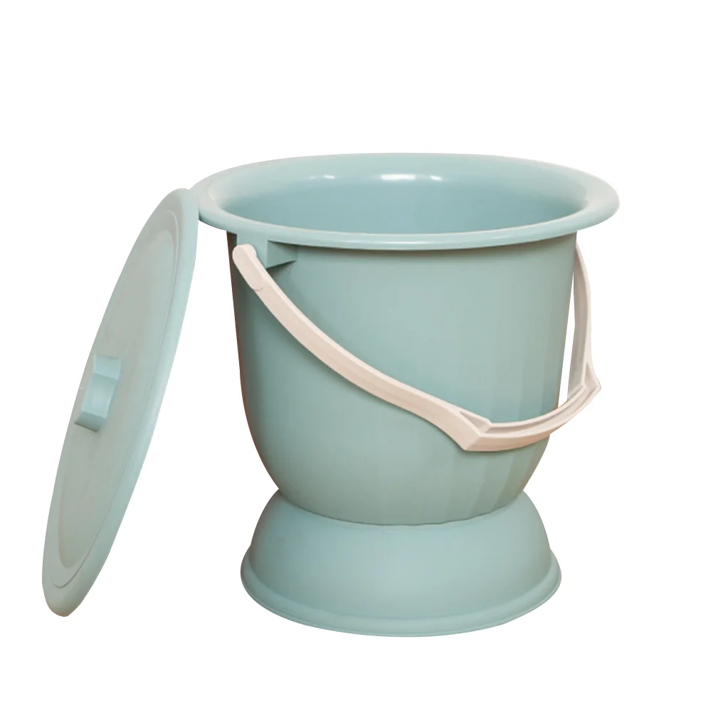 Portable Toilet Bedpan Bedroom Urinal Plastic Spittoon Pee Pot Bucket Bedside Night Urinal Adult Patient Elderly Women