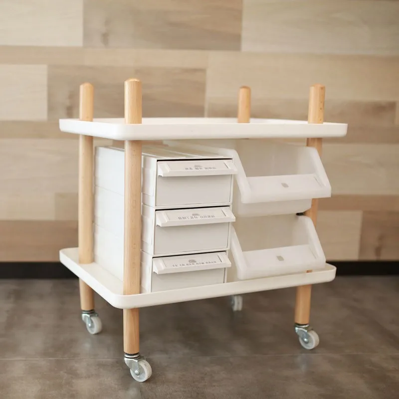 Trolley Universal Wheel Trolley Storage Organizer Drawer Rack Mobile Locker Stroller