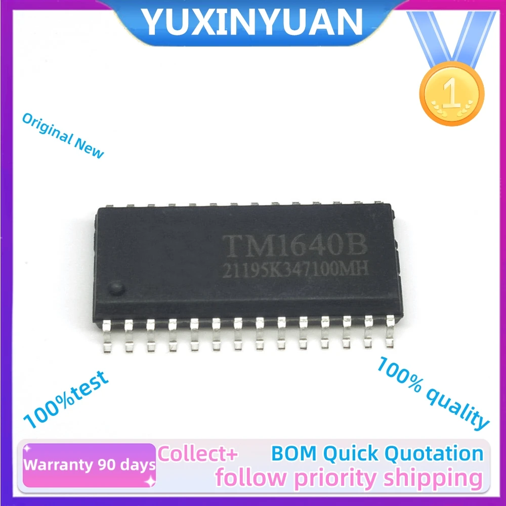 10PCS/LOT 100%NEw Original  TM1640B TM1640 TM1668 TM1628 TM1620 TM1639 NEW IC IN STOCK YUXINYUAN 100%Test 