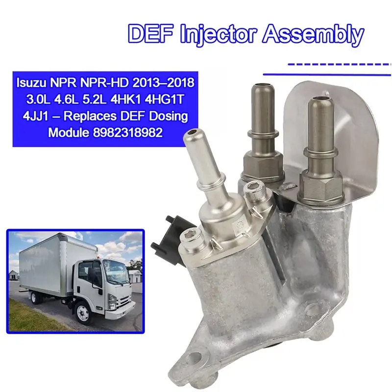 【AC77 Top !! 】DEF Injector Assembly For Isuzu NPR-NPR-HD 2013- 2018 3.0L 4.6L 5.2L 4HK1 4HG1T 4JJ1 DEF Dosing Module Part Number