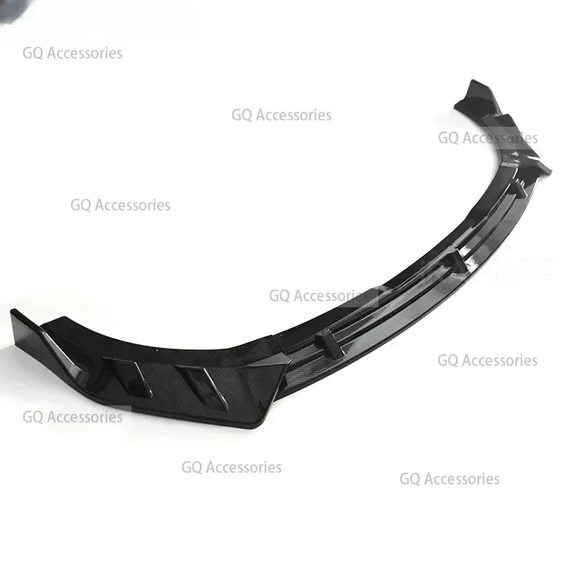 New！ Front Splitter for CHANGAN CS35 Plus 2021 2022 23 Bumper Spoiler Skirts Lip Carbon Surface Body Kit Retrofit Accessories