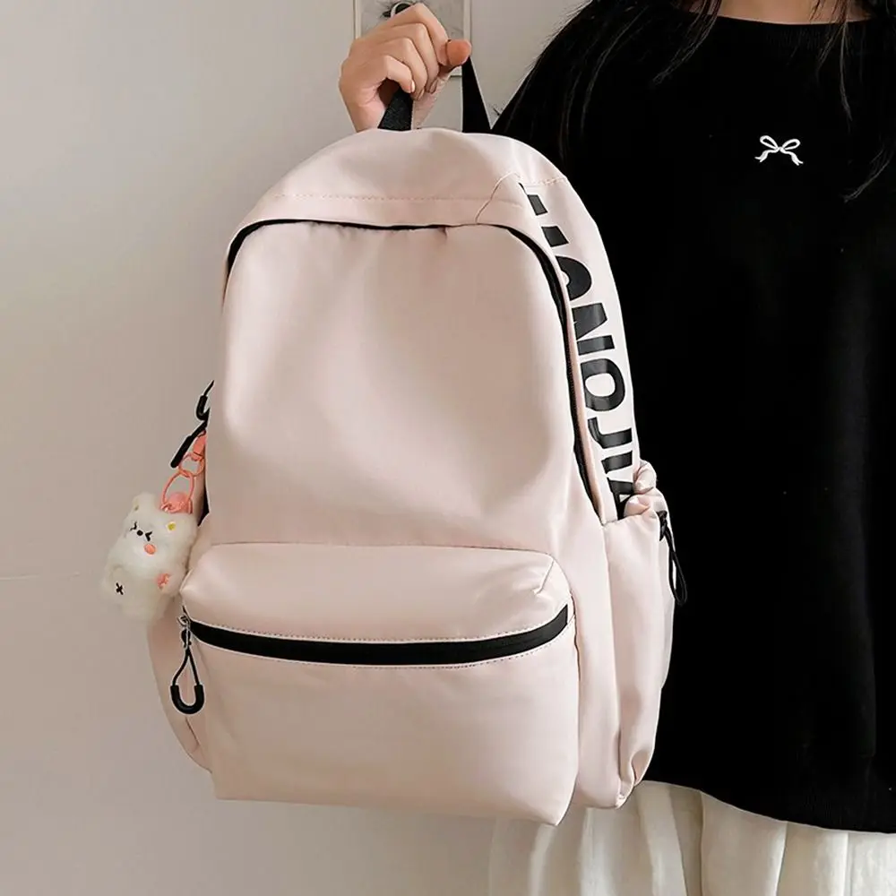 Simple Large Capacity Backpack Nylon Ultra-light Schoolbag Travel Knapsacks