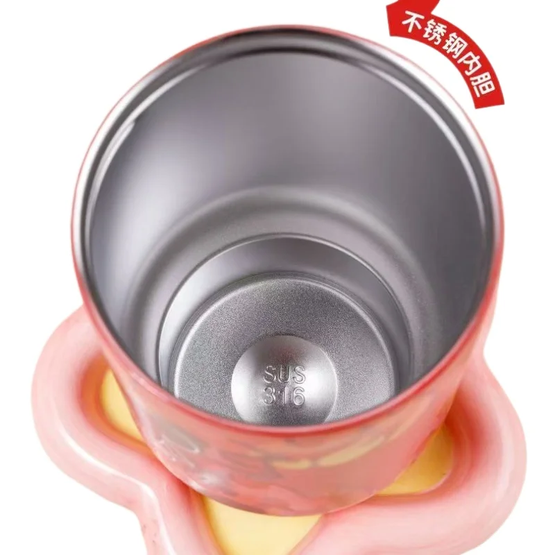 Nezha Stainless Steel Cup Student Kettle Insulated Sippy Water Glasses 800ml Anime Holiday Gifts Large Capacity Around 2025