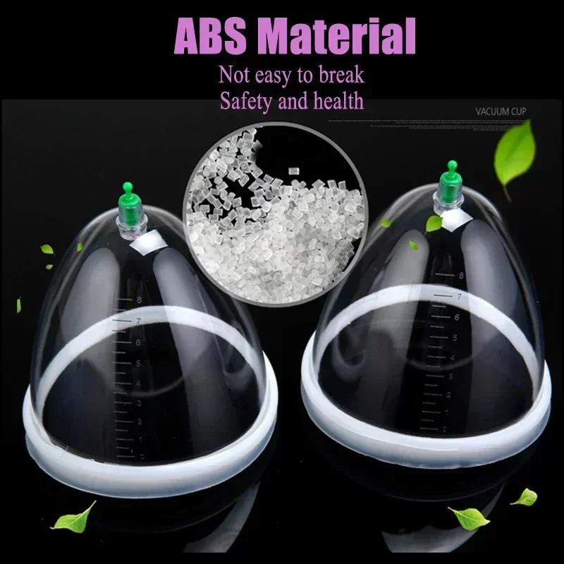 Breast & Buttocks Enlargement Massager Pump Suction Machine Vacuum Therapy Butt Enhancement Massage Device Cupping Cups Lifting