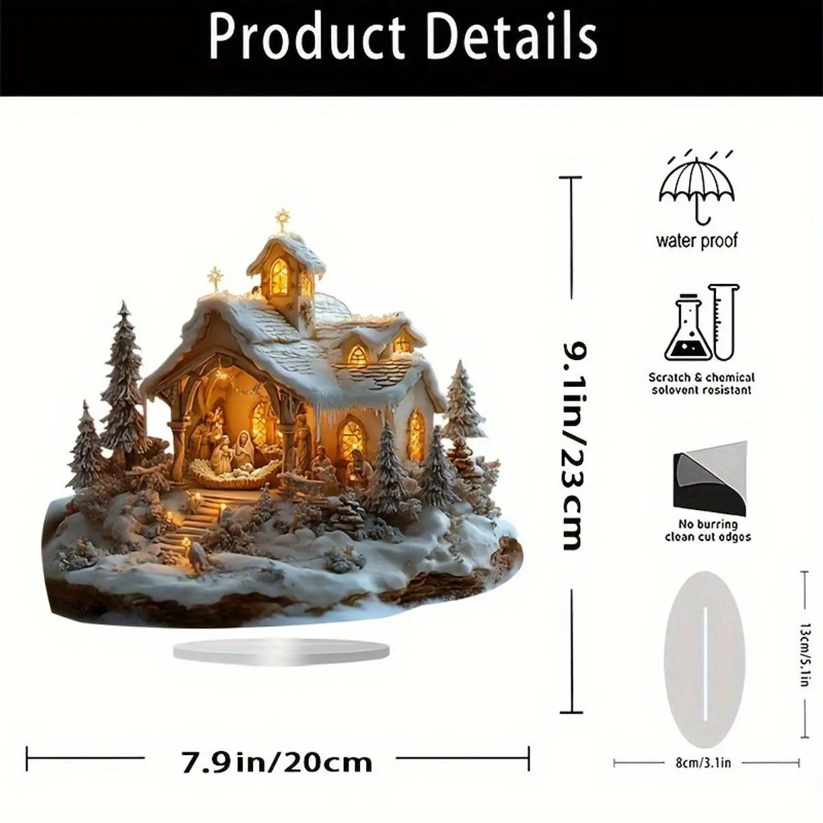 Statue of Jesus Desk Display Tabletop Decor Tabletop Figure Ornaments Jesus Figurine for Desktop Living Room Bedroom Home Decor
