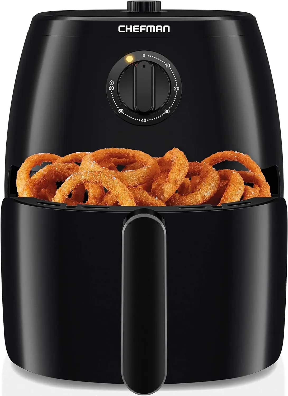 

NEW TurboFry 8-Quart Air Fryer Integrated 60-Minute Timer for Healthy Cooking, Cook with 80% Less Oil Adjustable Temperature