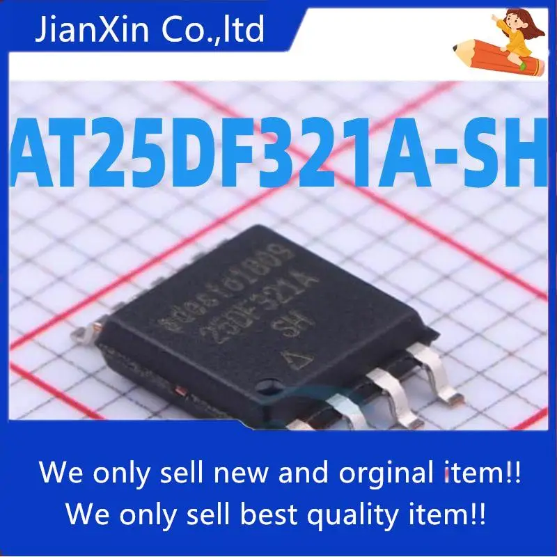 10pcs 100% orginal new AT25DF321A-SH AT25DF321A-SH-T AT25DF321 SOP8