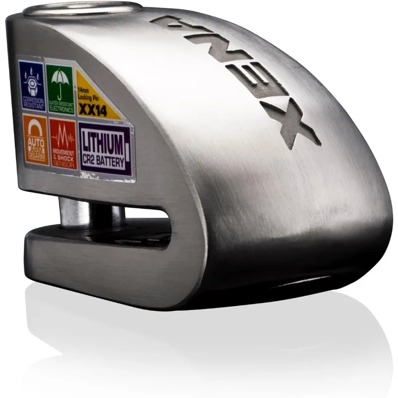 

Xena XX14 304 Stainless Steel Motorcycle Disc Lock Alarm