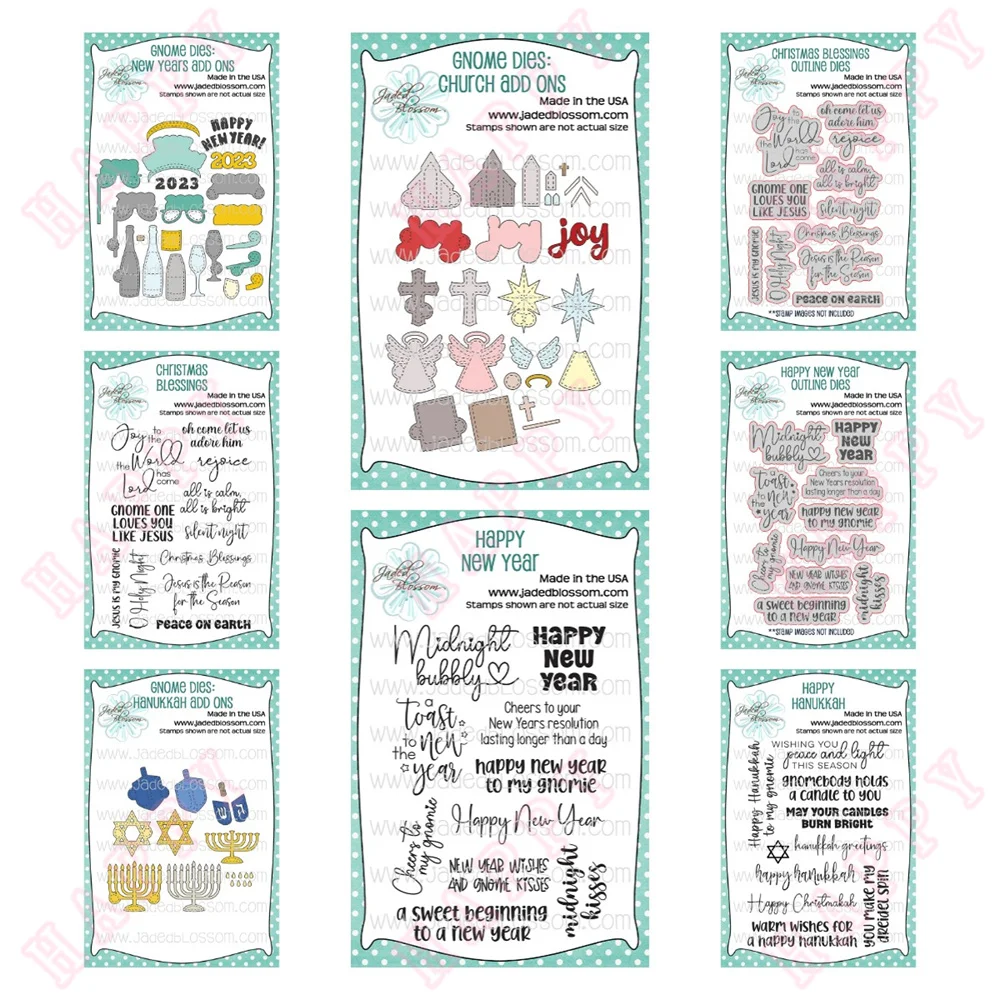 

Cut Dies And Stamps Christmas Blessings New Year Church Scrapbook Diary Decoration Embossing Template Diy Greeting Card Handmade