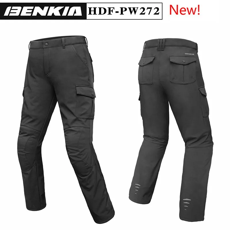 BENKIA HDF-PW272 Autumn and Winter Motorcycle Anti-splashing Casual Thermal Cycling Pants