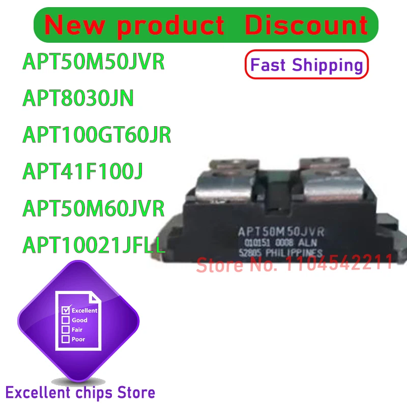 

1pcs/lot APT8030JN APT41F100J APT50M60JVR APT50M50JVR APT100GT60JR APT10021JFLL IGBT Power Module