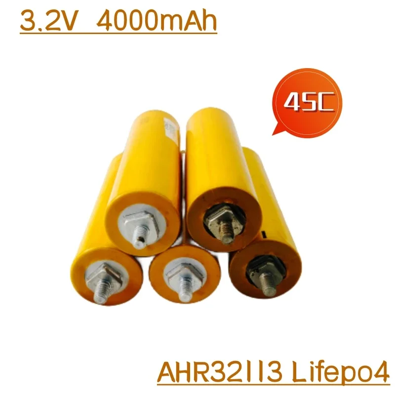 

Rechargeable Lithium Iron Phosphate 3.2V 4000mAh Battery Brand New Suitable For A123 Ahr32113-B LiFePO4 45C