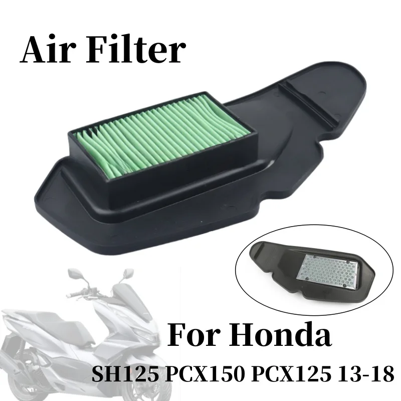 

Motorcycle Intake Filter Element for Honda SH125 PCX150 PCX125 2013 2014 2015 2016 2017 2018 Air Filter Cleaner Engine Parts