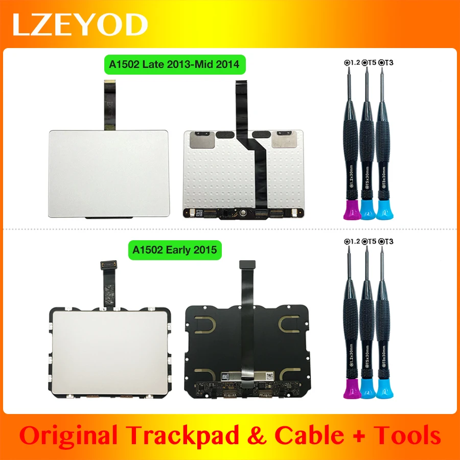 

Original A1502 Trackpad With Cable with Tools For Macbook Pro Retina 13" A1502 Touchpad 2013 2014 2015 Year