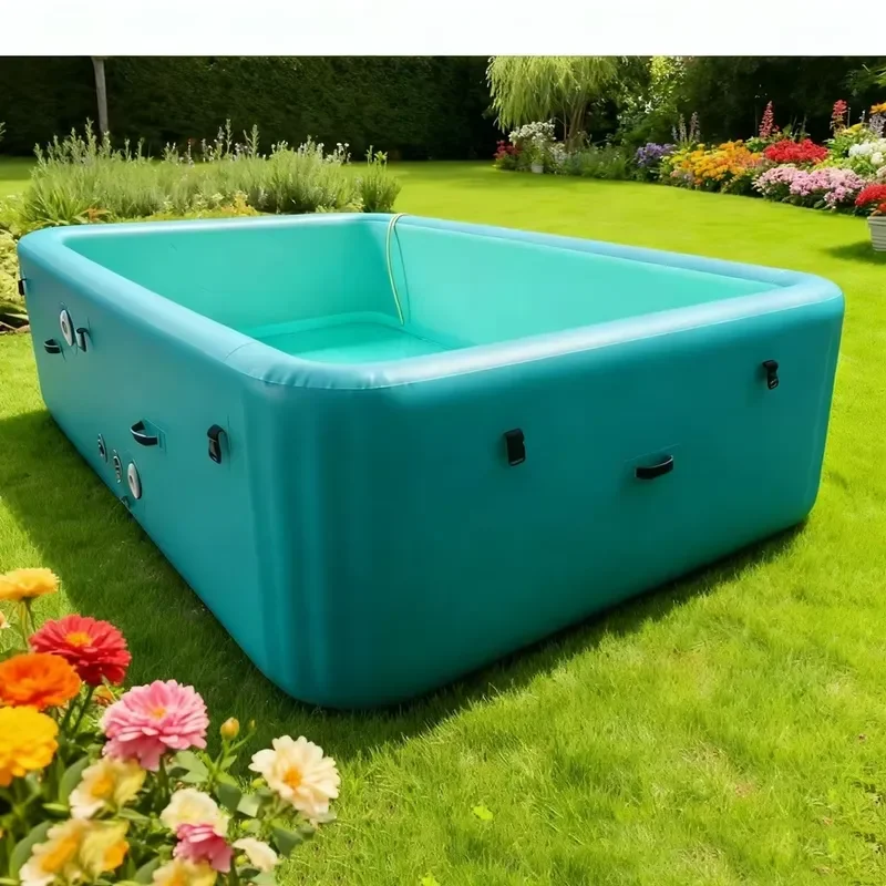 for Durable Large Above Ground Swimming Pool 3m 4m 5m 6m Custom Portable Inflatable Hard Water Pools Family Outdoor Use