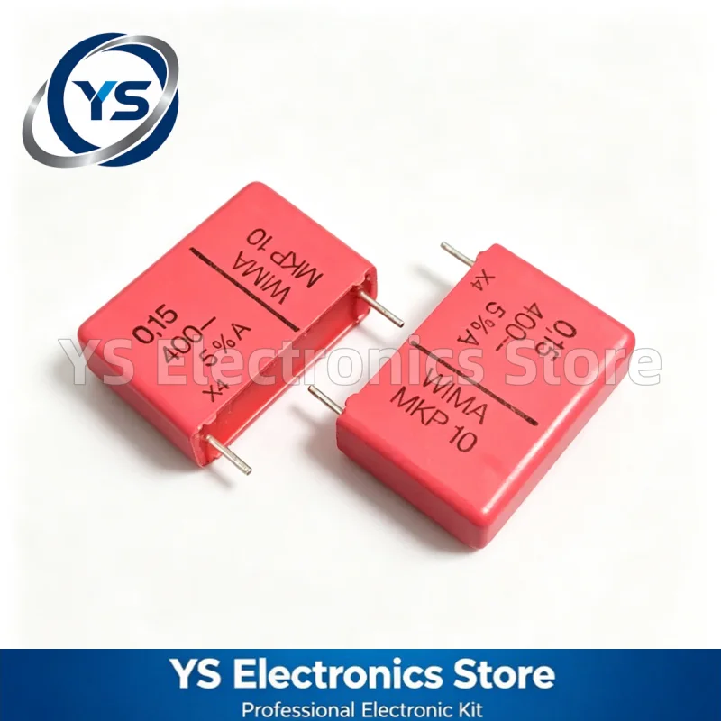 MKP10 400V0.15UF WIMA RED  400V154 150NF 22.5mm Film Capacitor Hi-Fi Audio Capacitors NEW and Original