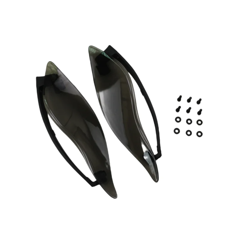 Deflektor Udara Fairing Dapat Disesuaikan Kaca Depan Sayap Samping Sepeda Motor untuk Harley Toring Electra Street Trike Glide 2014-2022