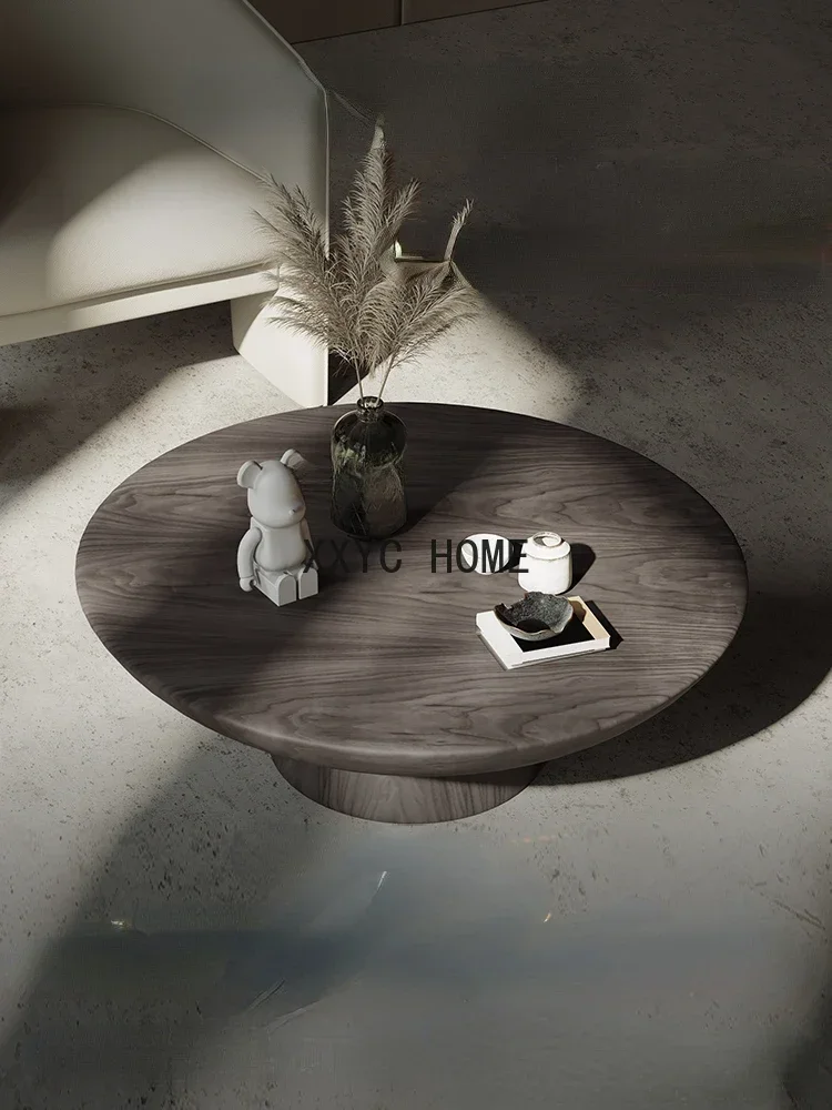 Tavolo Soggiorno Casa Piccolo appartamento Luce Lusso Moderno Semplice Designer Minimalista rotondo