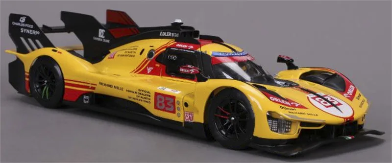 

Bburago 1:43 499P Желтый # Модель автомобиля Le Mans 83