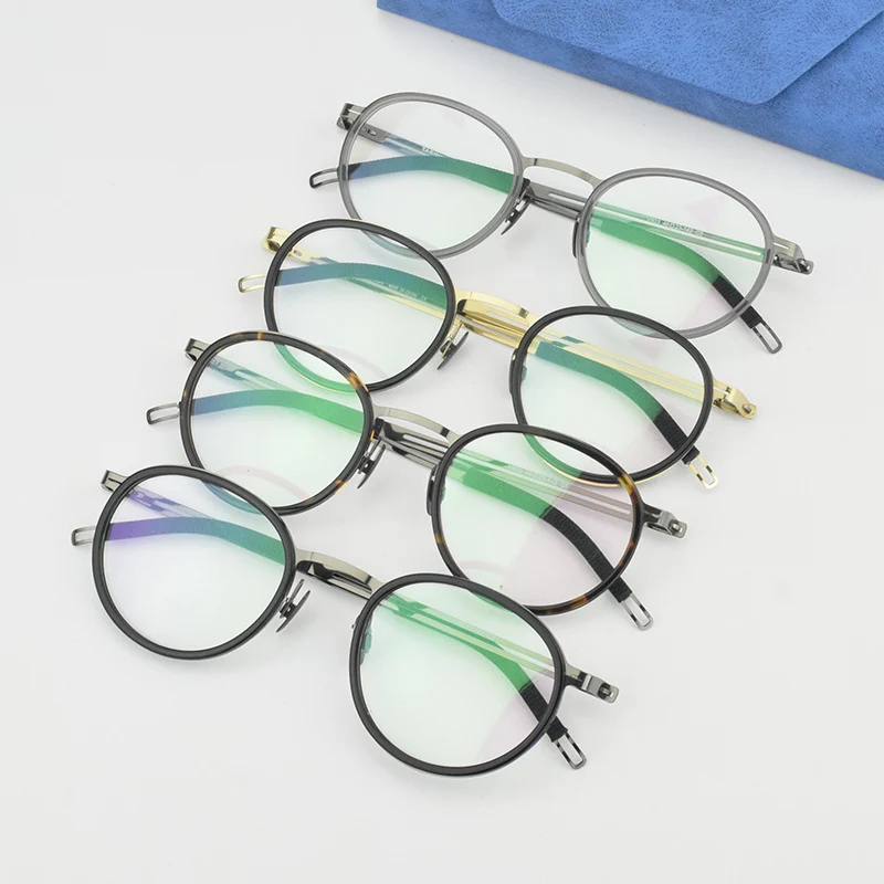 2025 fashion square glasses frame women round Vintage eye glasses frames for men myopia computer prescription spectacle frames