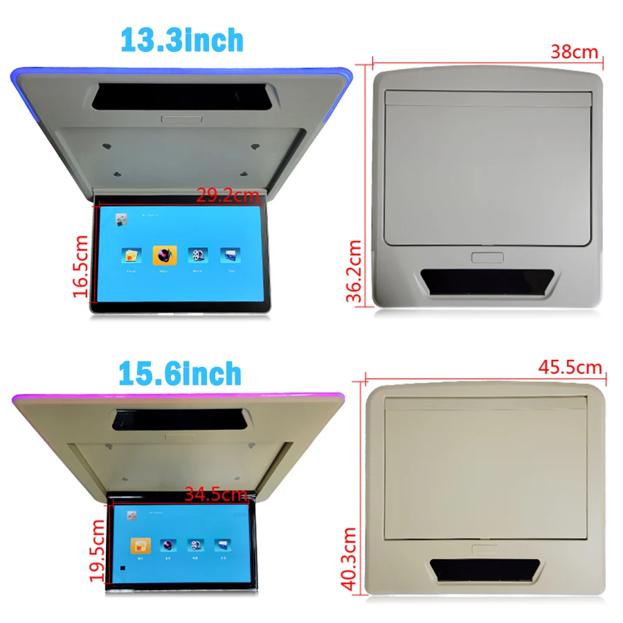 13.3 Inch/15.6 Inch Roof Ceiling Monitor For Toyota Alphard 20 Alphard 30 Vellfire 2008-2024 Special MP5 Multimedia Video Player