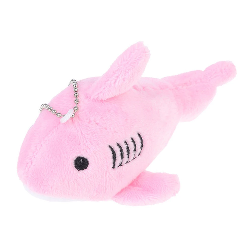 

Cartoon Shark Keyring 12CM Simulation Shark Backpack Keychain Key Chain Pendant Shark Key Chain Ocean Animal Shark Plush Toy
