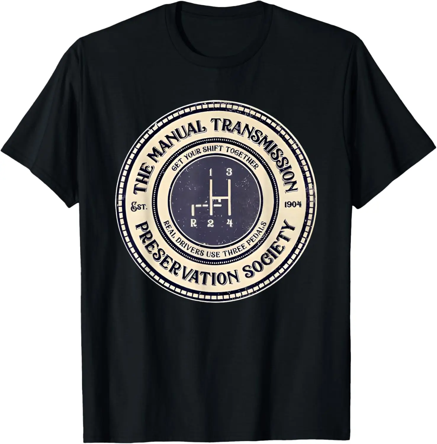 

4 speed the manual transmission preservation society T-Shirt