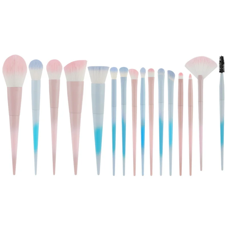 New16Makeup Brush Brush Suit Travel Portable and Cute Powder Brush Eye Shadow Brush Soft Beauty Tools