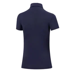 Summer Women Golf Short Sleeved T Shirts Ladies Sports Slim Clothes Quick Dry Breathable Tennis Clothing YF486