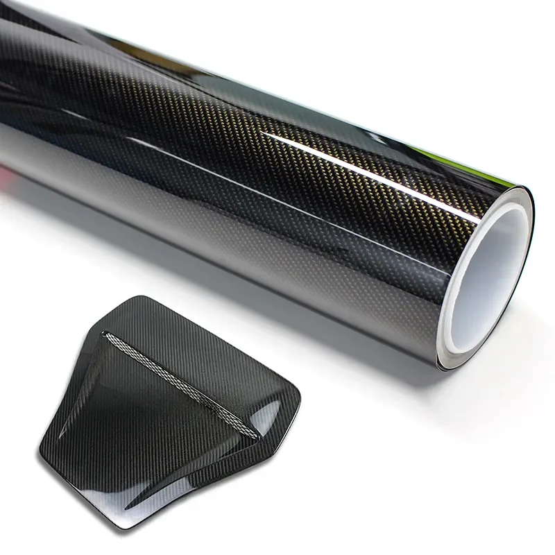 

Super Gloss Carbon 6D Black High Quality Fiber Vinyl Film DlY Auto Motorcycle Computer Laptop Car Styling Wrap Stickers Decals