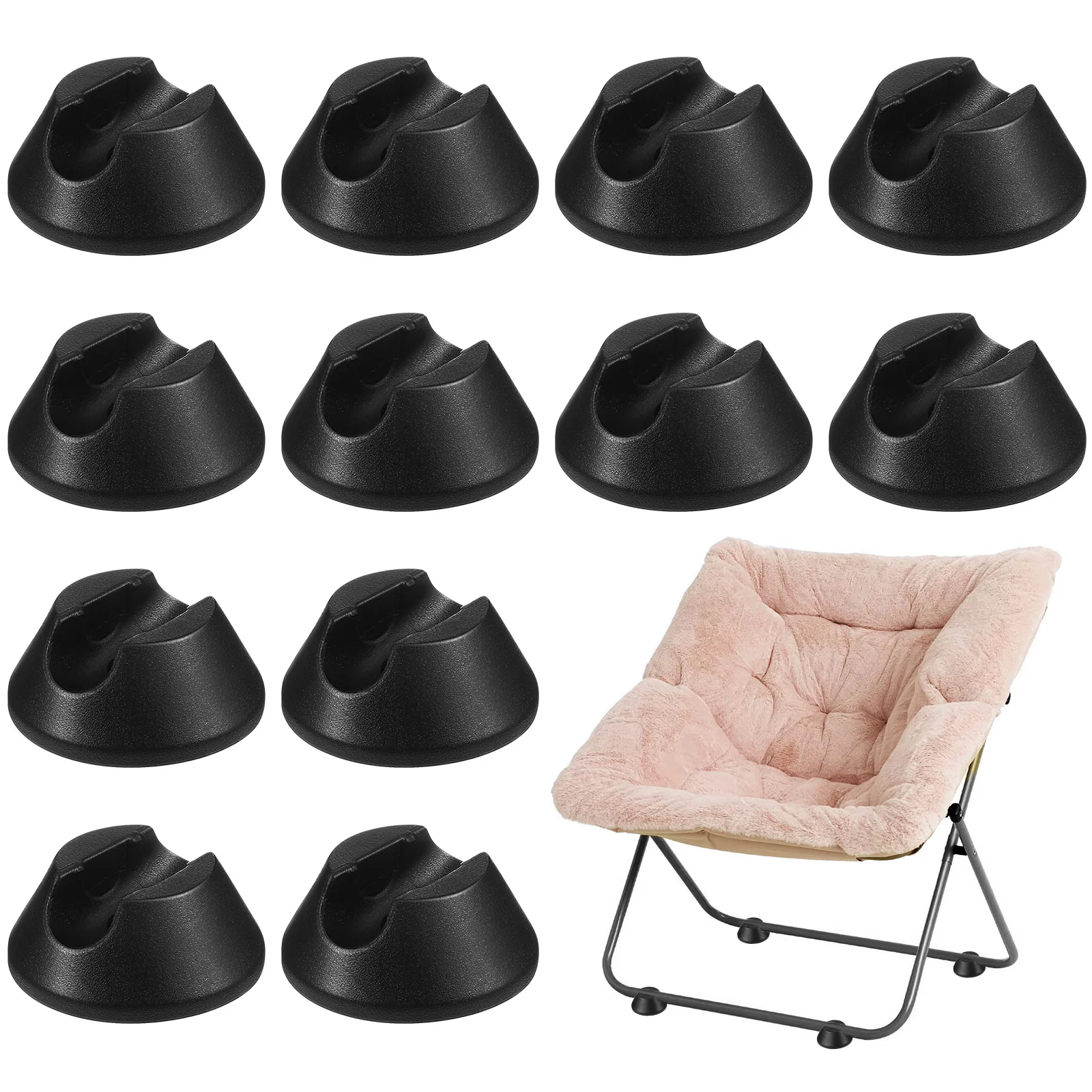 16 Uds. Protector de base de silla, pies de muebles, gorros de goma de espuma para patas, patas de mesa, patín para herramientas de sujeción con Clip